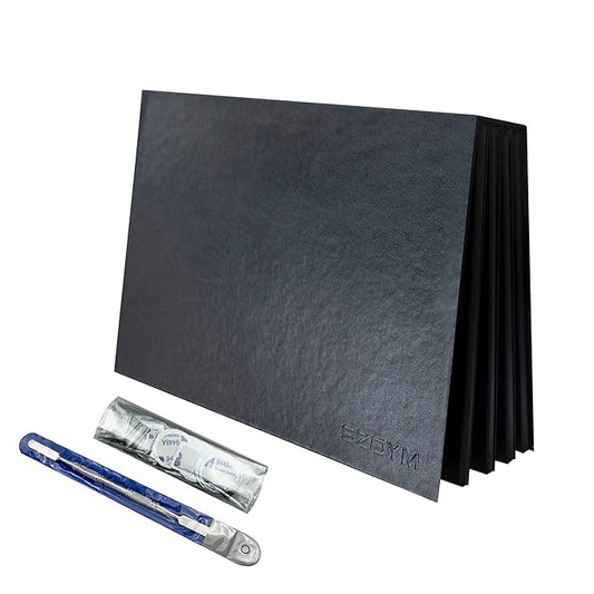 4 layers Empty magnetic Book Shaped palette （Black