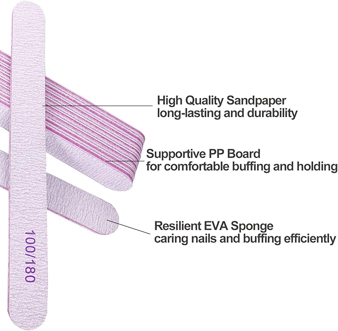 Nail file (100 pcs), bulk