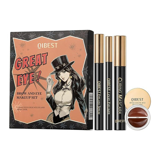 Jolilab 4 Pcs Eye Makeup set.Makeup kit includes