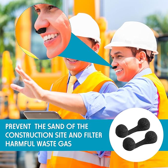 30 Pieces Disposable Nose Filters Spray Tanning With Softness Sponge Nose Filter for Sunless Nosebleed Airbrush Tanning