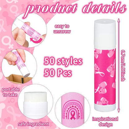 50 Pack Breast Cancer Awareness Favors