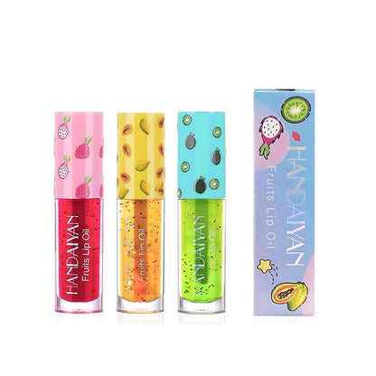 Lip Gloss Set, 3 PCS, Tinted Lip Balm, Gloss