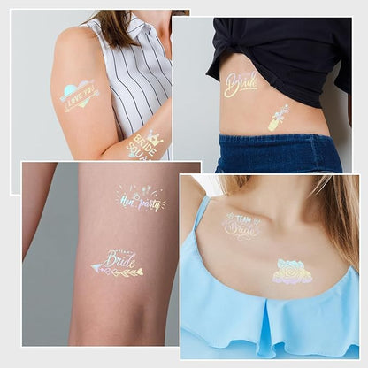 60 Styles of bachelorette party Tattoos,waterproof long lasting Party Decoration