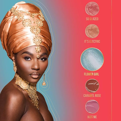 Juvia's Place High Shine - Glides on Creamy and Smooth,16 oz, Lip Gloss Garden of Juvia Flower Girl,Non-Sticky Long Lasting,Iridescent, Clear Gloss Glow,