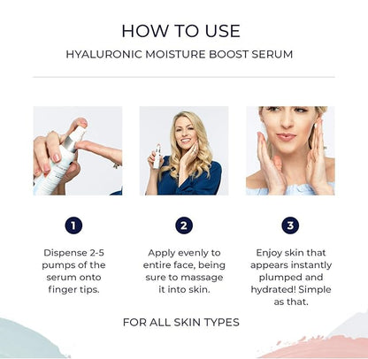 Alana Mitchell Anti-Aging Peptide Eye Cream Hyaluronic Moisture Boost Serum