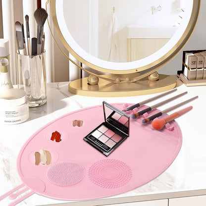 Makeup Palette, 3 in 1 Silicone Makeup Mat