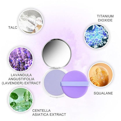 Chillab Lavender Matte Powder Oil Control Face Makeup Long-Lasting Makeup