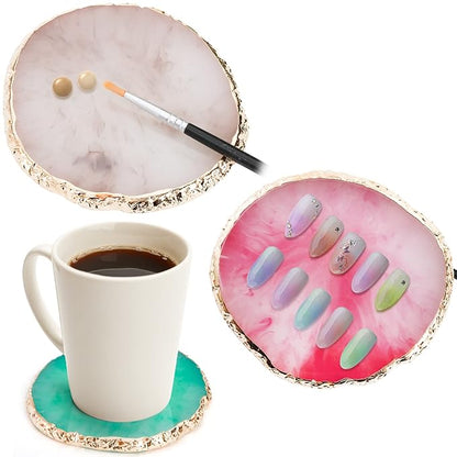 ZOOFOX 6 Pieces Resin Nail Art Palette, Nail