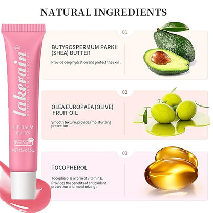 4 Color Glossy Lip Butter Balm,