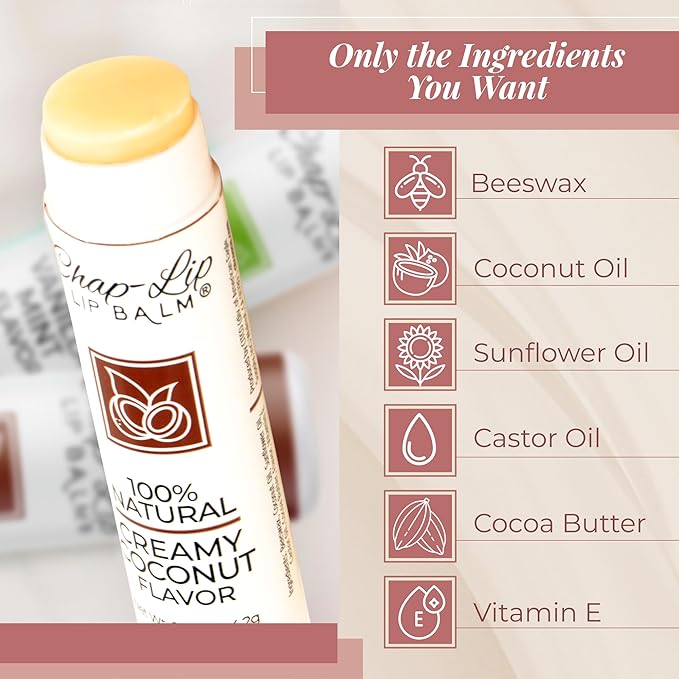 100% Natural Lip Balm Set - Petroleum