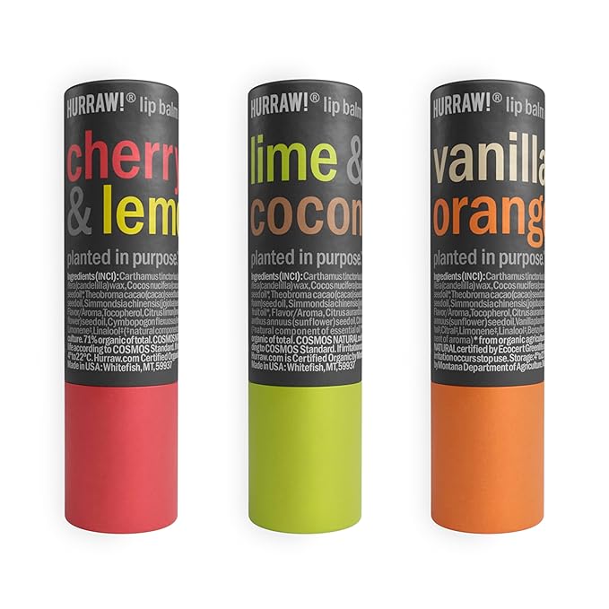 Hurraw! Cherry Lemon, Lime Coconut, and