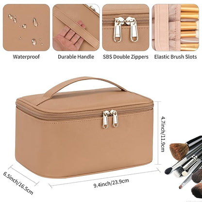 Ocheal makeup bag, portable cosmetic
