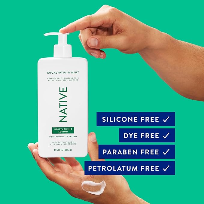 Native Body Lotion Contains Naturally Derived