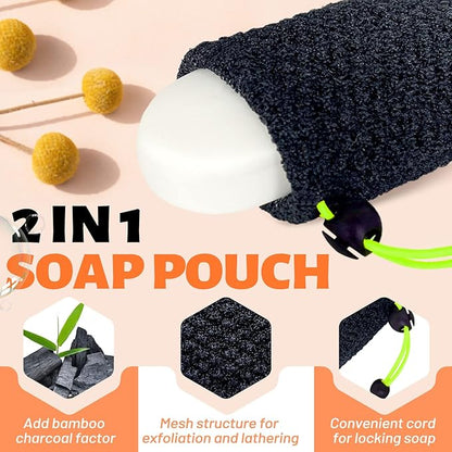 MIG4U Exfoliating Soap Bag for Shower