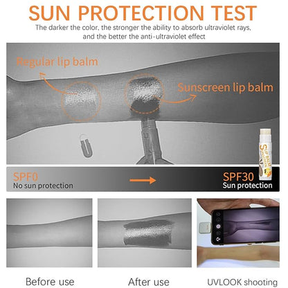 Spf 30 Lip Balm, 3Pcs Sunscreen Gilrs