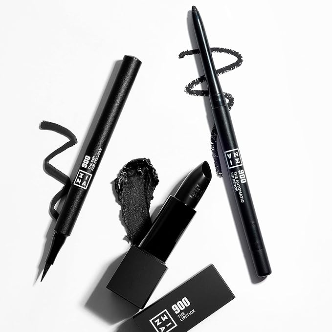 3ina Lipstick 900 - Matte Black Lipstick Magnetic