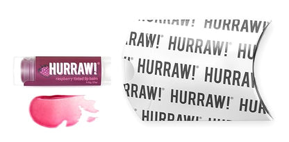 Hurraw! Raspberry Tinted Lip Balm: (Sheer