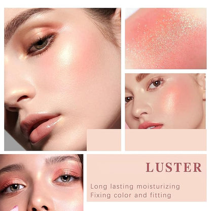 Blush Stick for Cheeks Makeup,Waterproof Cream Blush Face