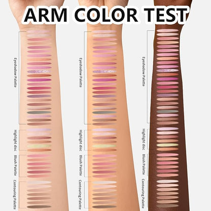 4-Layer Book-Style Foldable Makeup Palette Set | Portable