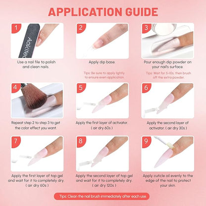 Aokitec 36PCS Dip Powder Nail