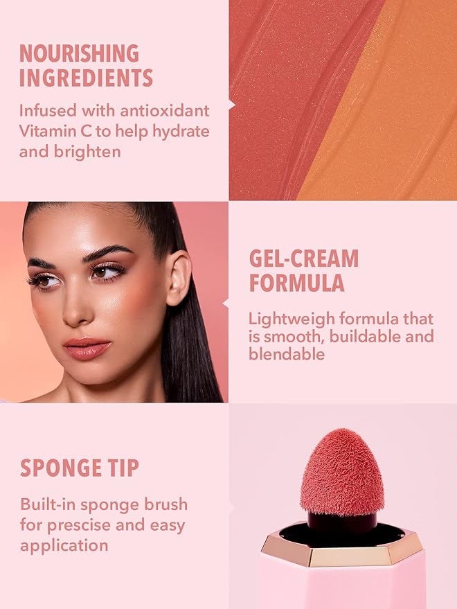 SHEGLAM Color Bloom Dayglow Liquid Blush Makeup for Float On