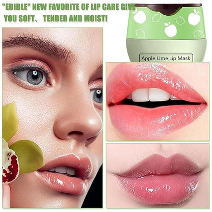 Bee Lip Balm Honey Pot,Watermelon Lip Lime)