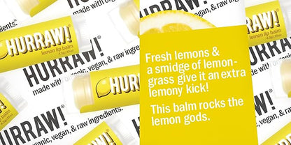Hurraw! Lemon, Orange, Lime Lip Balms, Palm