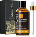 Turmeric Essential Oil, MAYJAM Pure Essential Oils for Diffusers, 3.38FL.OZ/100ML Large Volume Turmeric Oil with Premium Glass Dropper
