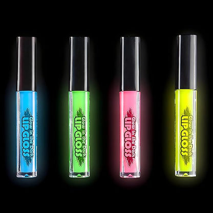 Rhode Island Novelty Assorted Color Glow In The Dark Lip Gloss (4)