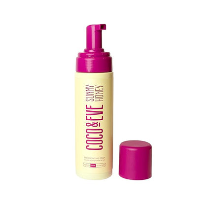 Coco & Eve Dark Self Tanner Mousse Kit - Natural Sunless Tanning, Anti-Aging, Cruelty-Free, Vegan, 200g, 6.7 Fl Oz