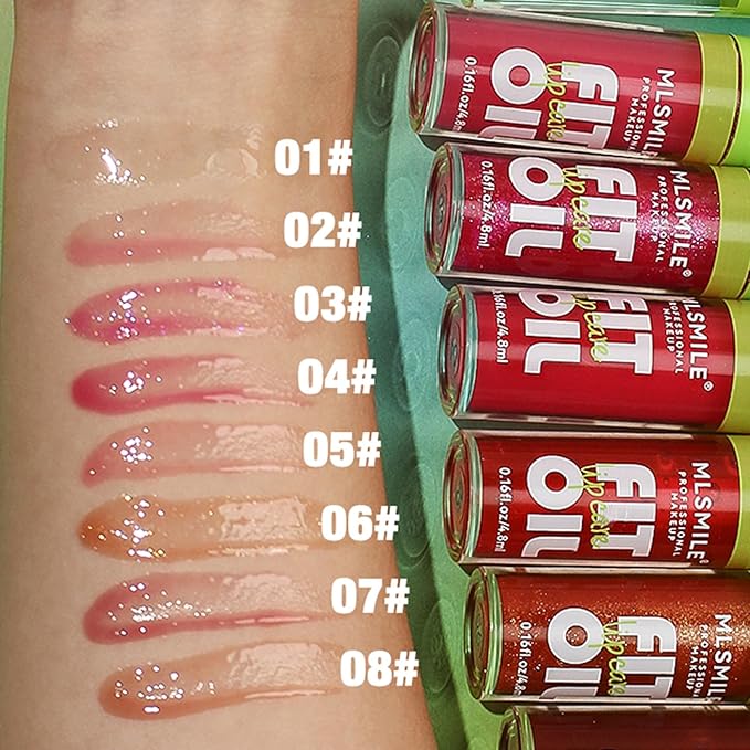 VolksRose 4pcs Lip Gloss Oil Set, Hydrating Lip Gloss