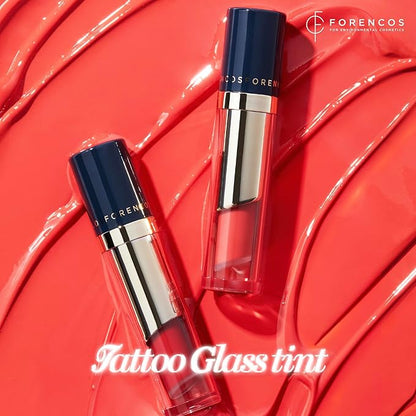 Tattoo Glass Lip Gloss Tint, Korean Glossy Tint/Stain, Glass
