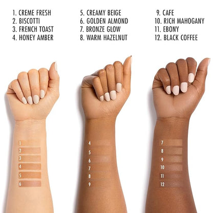 Black Radiance Pressed Powder, Buildable & Blendable Matte - Biscotti