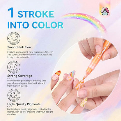 Saviland 12 colors nail art