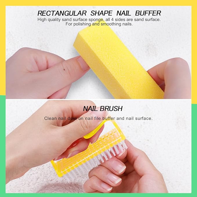 FANDAMEI Nail Buffer and File,