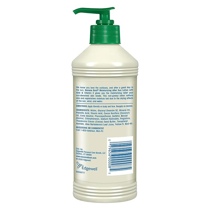 Banana Boat Aloe After Sun Lotion - 16 oz, Pack of 4