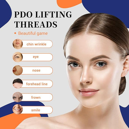 HYPOD Pdo Threads for Face Lift, Pdo Lifting Thread Whole Body Mono Screw Type, Pdo Thread Lift Mono Korea (20PCS-30G*25MM)