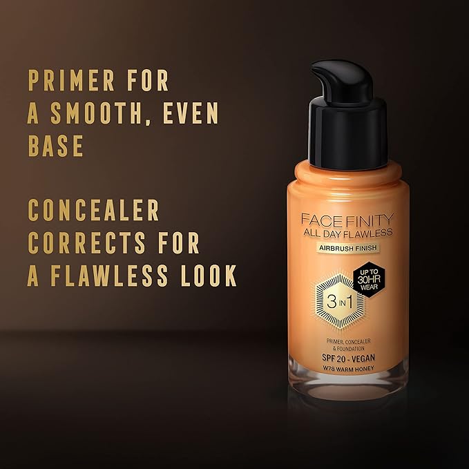 Max Factor Facefinity 3-in-1 All Day Flawless Liquid 30 ml
