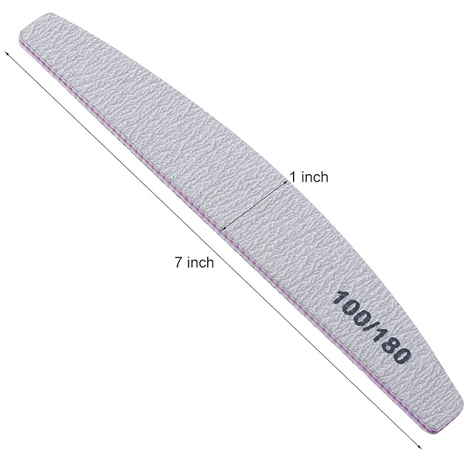 Btyms 50 pcs nail files