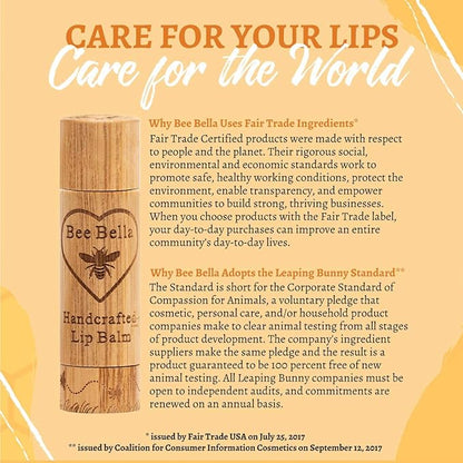 Bee Bella Lip Balm, Candy Cane, Organic