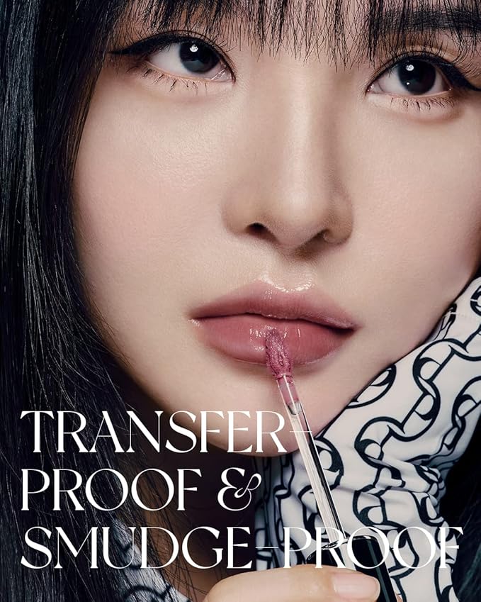 Non-Section Glowy Tint – 108 SOOTY HAZE – Glass Lasting Transparent & Flexible Lip Makeup - Moisturizing Lip Stain for Glossy Finish – Buildable Lipstick for Fuller Looking Lip, 0.18 fl.oz.