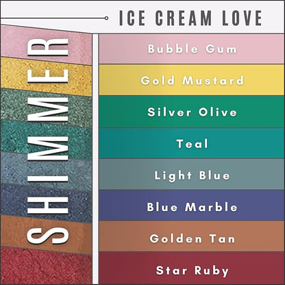 Ice Cream Love Mineral Powder Organic Makeup Kit