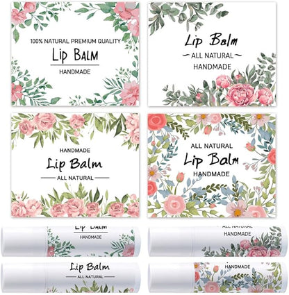 OLYCRAFT 100Pcs 4 Style Lip Balm