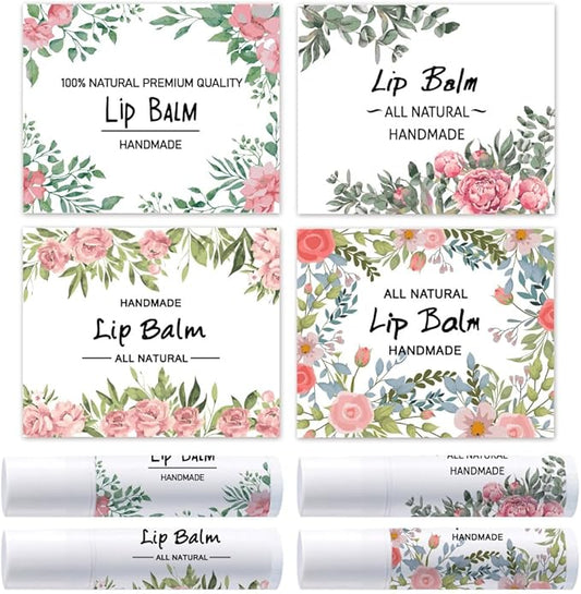 OLYCRAFT 100Pcs 4 Style Lip Balm