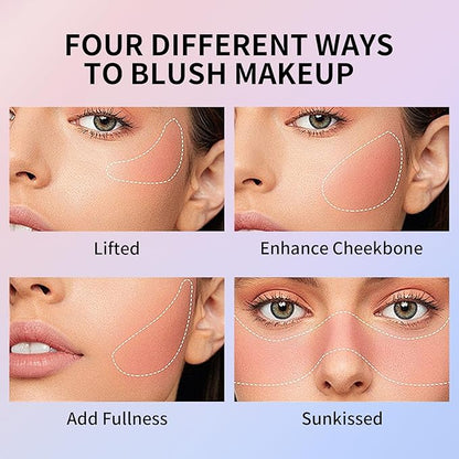 KYDA Black Cream Blush, Color Changing Tint, Magic Up Blush