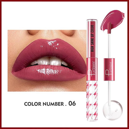 MIELIKKI Liquid Lipstick with Clear Lip Gloss, Dual Gloss,