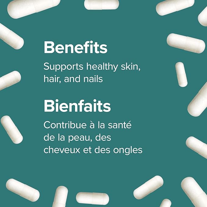 Webber Naturals Biotin Extra Strength 10,000 mcg, 120 Capsules