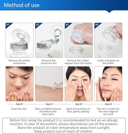 BIOAQUA Hyaluronic Acid Essence B6 Glycerol Tender Smooth Skin Serum Plant Extracts Nourishing Moisturizing 5ml*10PCS/Box