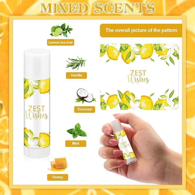 Fumete 50 Pack Lemon Baby Shower Classroom