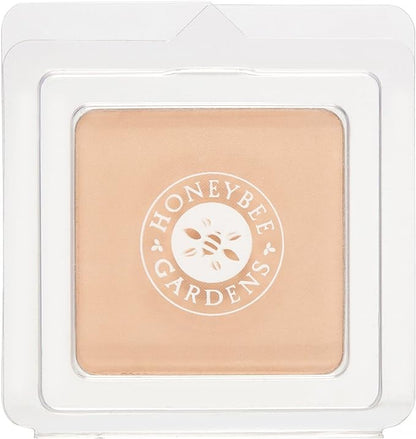Honeybee Gardens Pressed Mineral Powder Foundation Refill, Luminous, Vitamin E, 7.5g